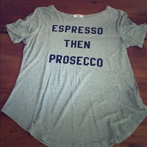 Loose fit short sleeve tee